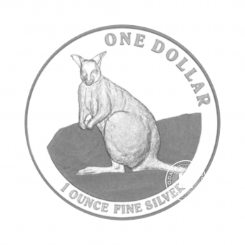 1 oz (31.10 g) sidabrinė moneta Kengūra - RAM, Australija 2012