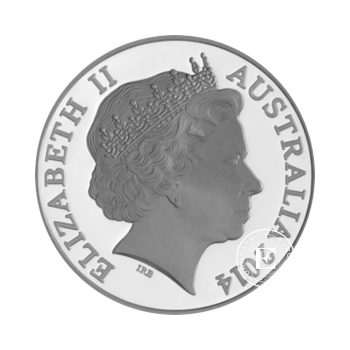 1 oz (31.10 g) sidabrinė moneta Kengūra - RAM, Australija 2014