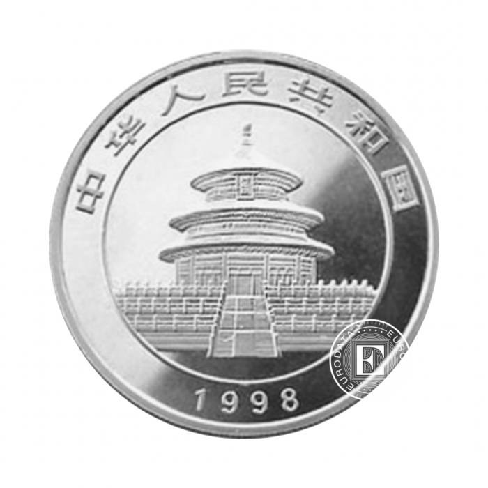 1 oz (31.10 g) pièce Panda, China 1998
