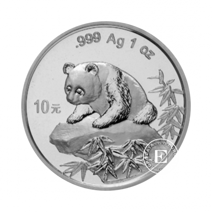 1 oz (31.10 g) pièce Panda, China 1999