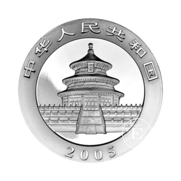 1 oz (31.10 g) silbermünze Panda, China 2005