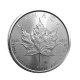 1 oz sidabrinių monetų Klevo lapas, Kanada (atsitiktiniai metai) (Tūba)