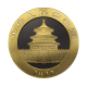 30 g sidabrinė, spalvota moneta Panda, Auksinė naktis, Kinija 2022