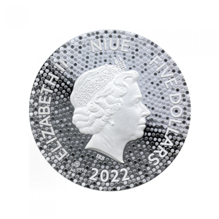 5 dollars silver coin The Water Tiger, Lithuania 2022