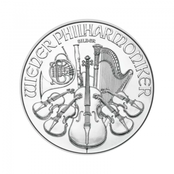 1 oz silbermünze Vienna Philharmonic, Austria 2020