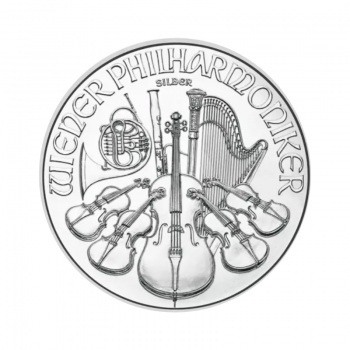 1 oz (31.10 g) sidabrinė moneta Vienos Filharmonija, Austrija 2026