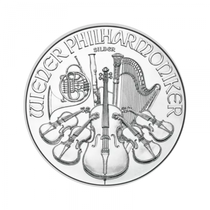 1 oz silver coin Vienna Philharmonic, Austria 2024