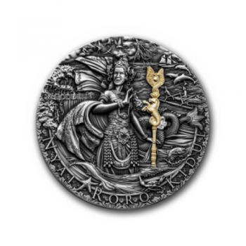 2 oz (62.20 g) sidabrinė moneta deivė Nyai Roro Kidul, Niujė 2020