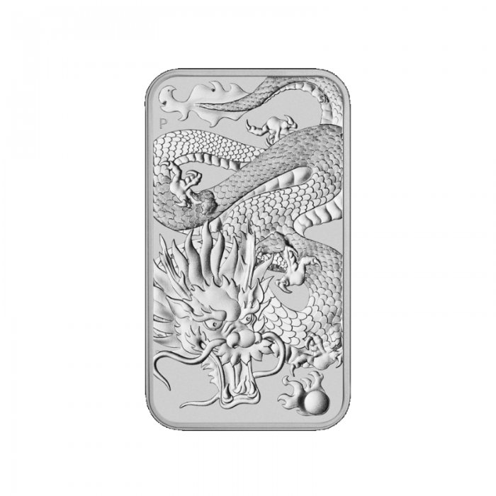 1 oz (31.10 g) sidabrinė moneta Drakonas, Australija 2022