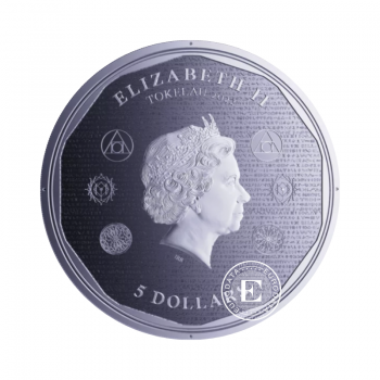 1 oz (31.10 g) sidabrinė moneta Vivat Humanitas, Tokelau 2022