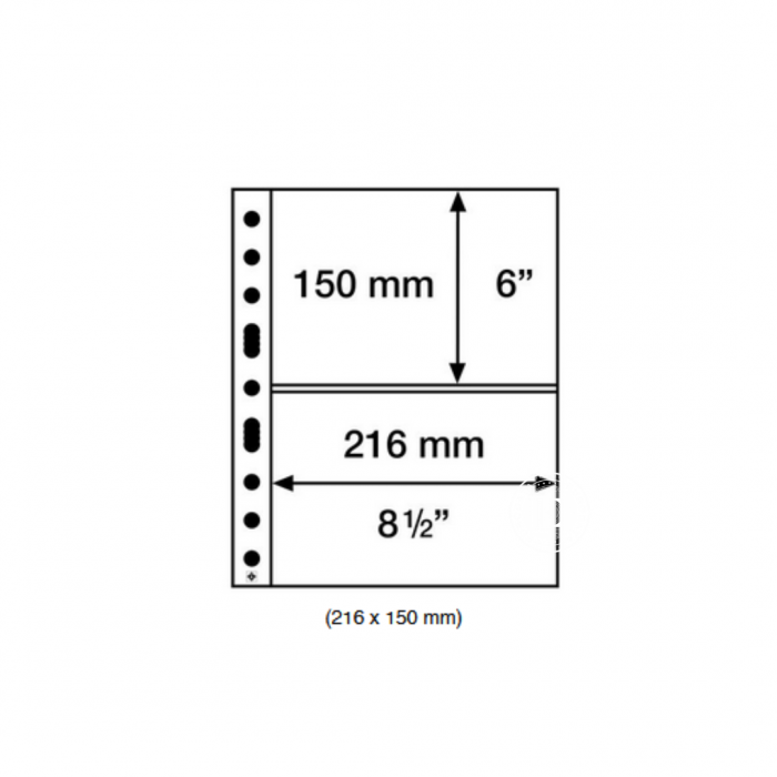 SH 312 pack d'inserts en plastique, Leuchtturm