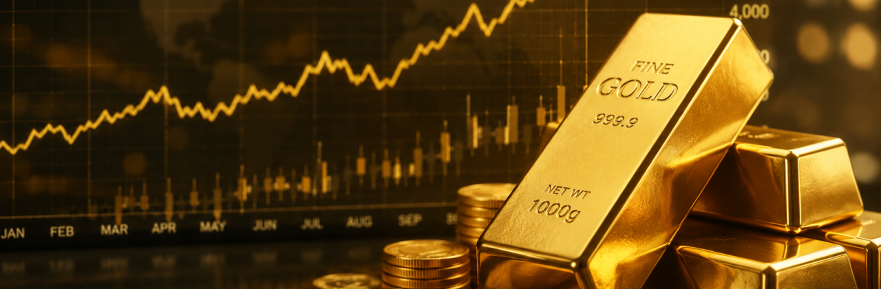 Aukso kainos perspektyvos: ką prognozuoja J.P. Morgan?
