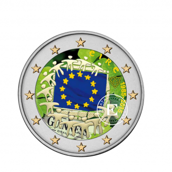 2 Eur spalvota moneta ES vėliavos 30-metis, Airija 2015