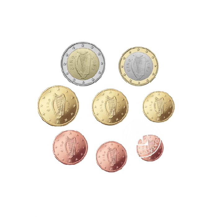 3.88 Eur coin set, Ireland 2012