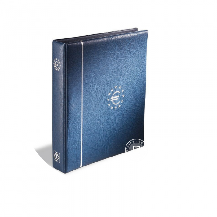 Albumas euro monetoms OPTIMA, Leuchtturm (mėlynas)