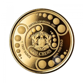 1/10 oz (3.11 g) złota moneta Alien, Republika Ghany 2023