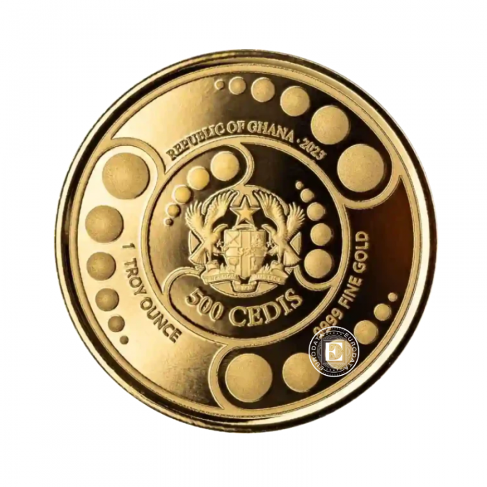 1/10 oz (3.11 g) pièce d'argent Alien, République du Ghana 2023