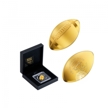 1/1000 oz  złota moneta American Football, Czad