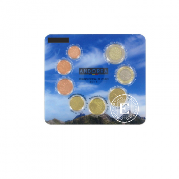 Euro monetų rinkinys, Andora 2015