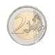 2 Eur Münze auf Karte Legende von Karl dem Großen, Andorra 2022