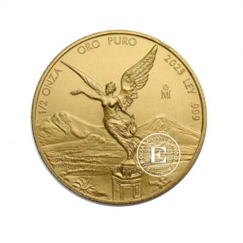 1/2 oz (15.55 g) gold coin Angel of freedom, Mexico 2023