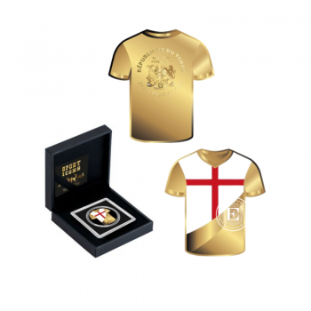 1/1000 oz  złota moneta Football - England, Czad