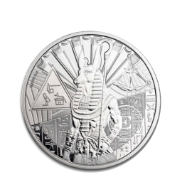 1 oz (31.10 g) sidabrinė moneta Egipto dievai - Anubis, Siera Leonė 2023
