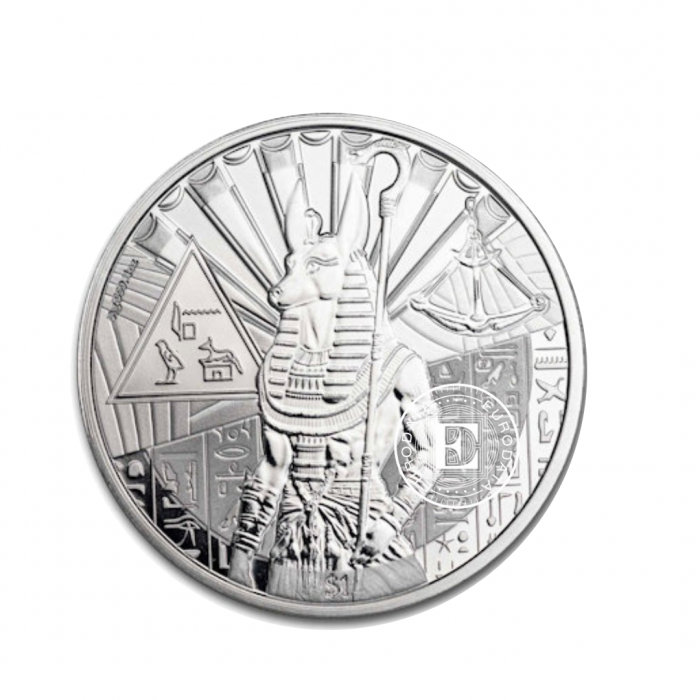 1 oz (31.10 g) silver coin Egyptian Gods - Anubis, Sierra Leone 2023