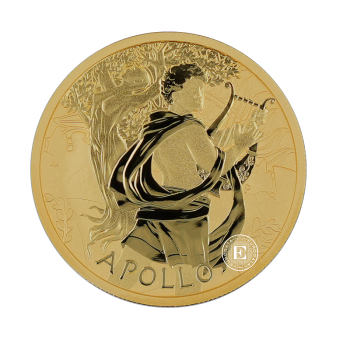 1 oz (31.10 g) goldmünze Gods of Olympus -  Apollo, Tuvalu 2023