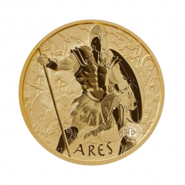 1 oz (31.10 g) pièce d'or Gods of Olympus - Ares, Tuvalu 2023
