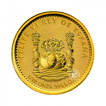 1/10 oz (3.11 g) złota moneta Cartujano Horse, Hiszpania 2024