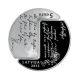 5 Eur (31.47 g) silbermünze farbig PROOF Rainis and Aspazija, Latvija 2015
