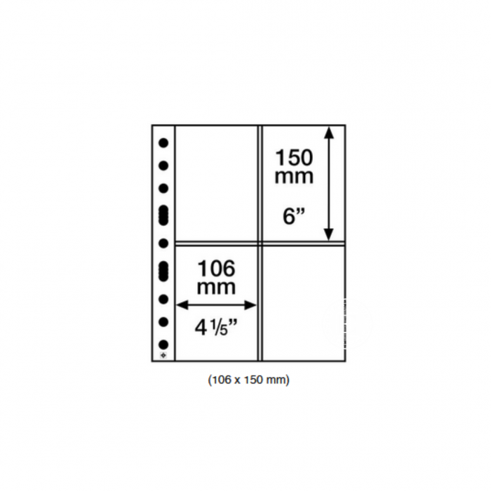 SH 312 pack d'inserts en plastique, Leuchtturm
