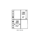 SH 312 pack d'inserts en plastique, Leuchtturm