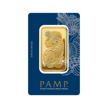 100 g investicinio aukso luitas Fortuna, PAMP 999.9