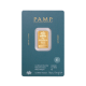 5 g investicinio aukso luitas Arabian Falcon, PAMP 999.9 (su rėmeliu)