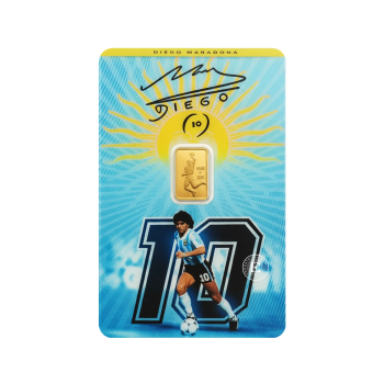 1 g investicinio aukso luitas Diego Maradona, PAMP 999.9