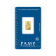 1 g investicinio aukso luitas Rose, PAMP 999.9