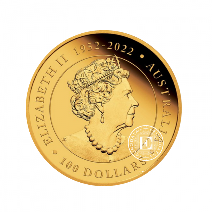 1 oz (31.10 g) auksinė PROOF moneta Brumby, Australija 2023 (tiražas 250 vnt.)
