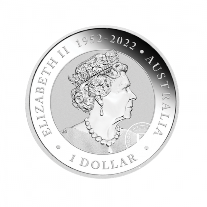 1 oz (31.10 g) srebrna moneta Australijski Emu, Australia 2019