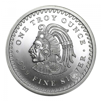1 oz (31.10 g) sidabrinė moneta Aztec Calendar, JAV 2024