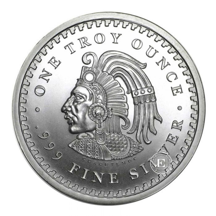 1 oz (31.10 g) sidabrinė moneta Aztec Calendar, JAV 2024