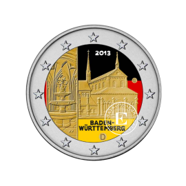 2 Eur pièce Bade Wurtemberg Kloster Maulbronn - G, Allemagne 2013
