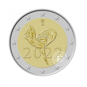 2 Eur moneta 100 lat Fińskiego Baletu Narodowego, Finlandia 2022