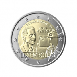 2 Eur moneta Rinkimų Teisė, Liuksemburgas 2019