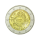  2 Eur pièce 10ème années de l'euro - J, Allemagne 2012