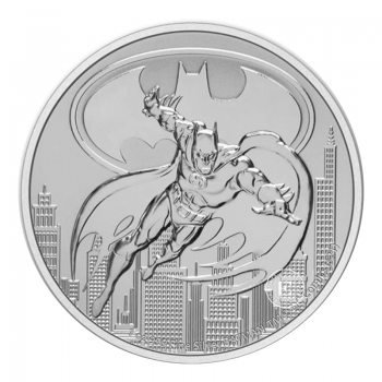 1 oz (31.10 g) sidabrinė moneta Batman, Niujė 2021
