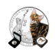 1 oz (31.10 g) srebrna moneta Cat Breeds - Bengal cat, Niue 2025