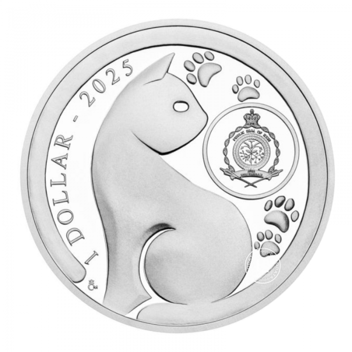 1 oz (31.10 g) srebrna moneta Cat Breeds - Bengal cat, Niue 2025