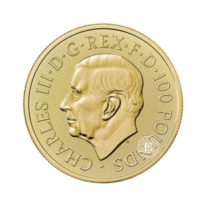 1 oz (31.10 g) auksinė moneta Mitai ir Legendos - Beowulf, Didžioji Britanija 2024